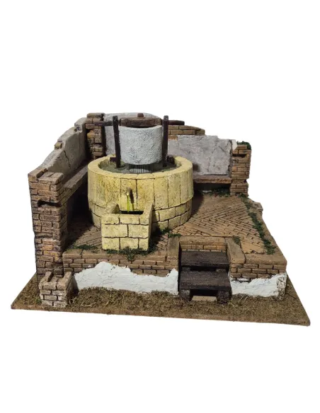 Animated Olive Mill for 10 cm Nativity Figures