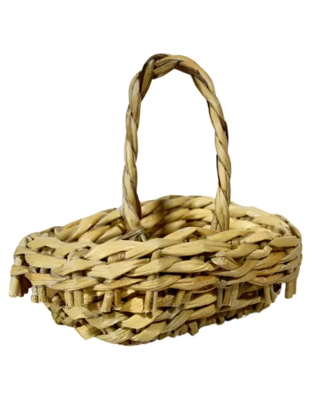 Rectangular Basket with Handle for 25–30 cm Nativity Figures