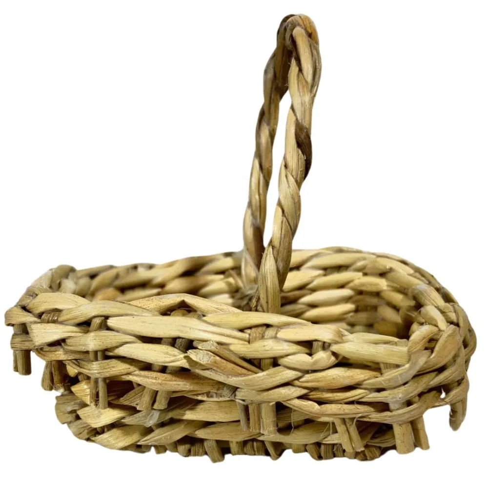 Rectangular Basket with Handle for 25–30 cm Nativity Figures