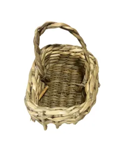 Rectangular Basket with Handle for 25–30 cm Nativity Figures