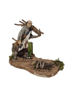 Animated 12 cm Landi Woodcutter with Fire