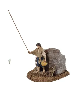 Pescatore Landi 10 cm in movimento