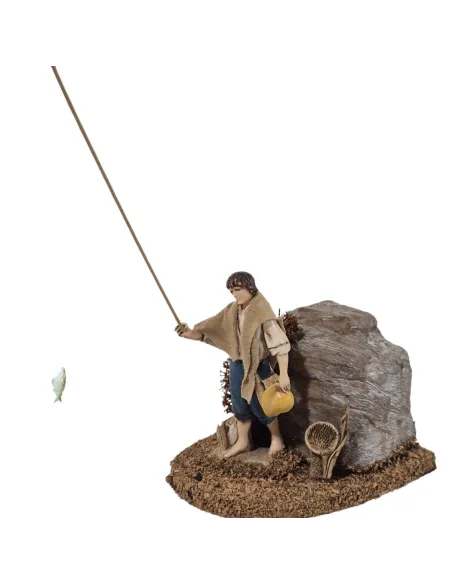 Pescatore Landi 10 cm in movimento