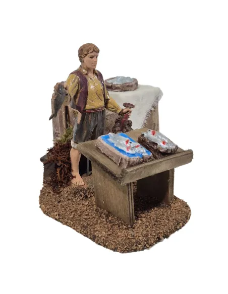 Pescivendolo 12 cm in movimento