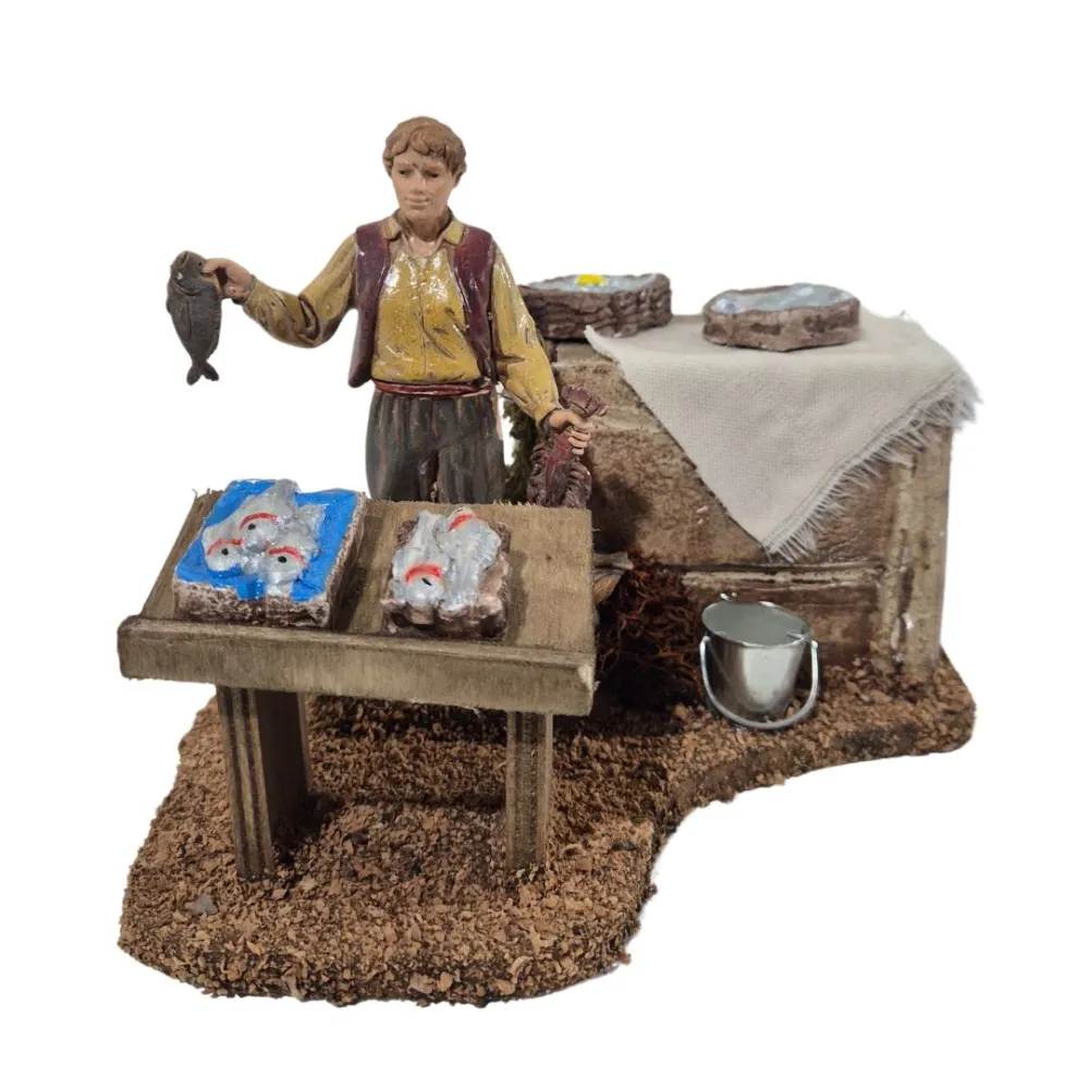 Animated 12 cm Fishmonger