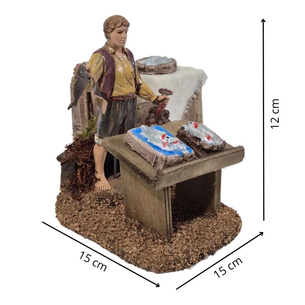 Animated 12 cm Fishmonger