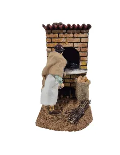 Fornaio Landi 12 cm in movimento con fuoco 2