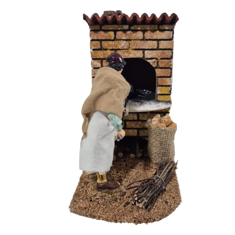 Animated 12 cm Landi Baker with Fire