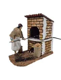 Fornaio Landi 12 cm in movimento con fuoco