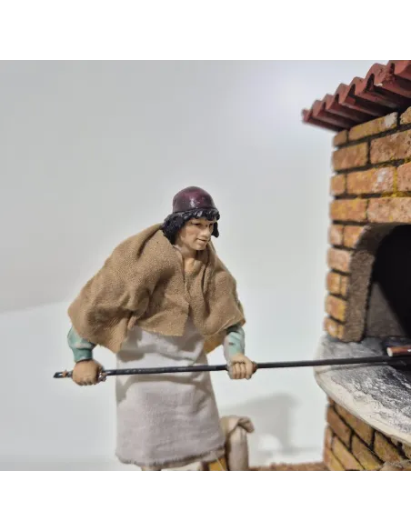 Animated 12 cm Landi Baker with Fire