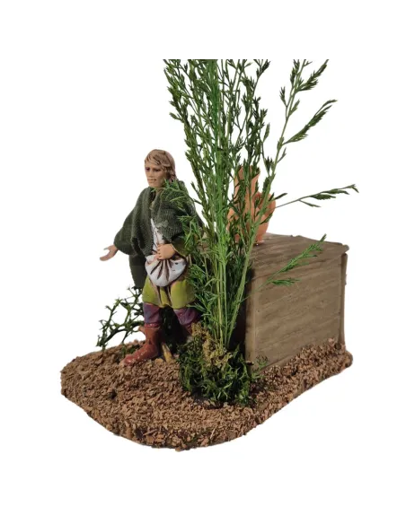 Uomo che semina 10 cm Landi in movimento