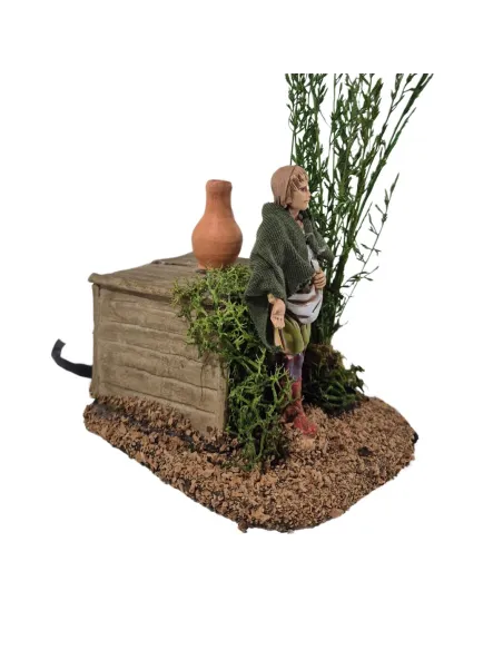 Uomo che semina 10 cm Landi in movimento