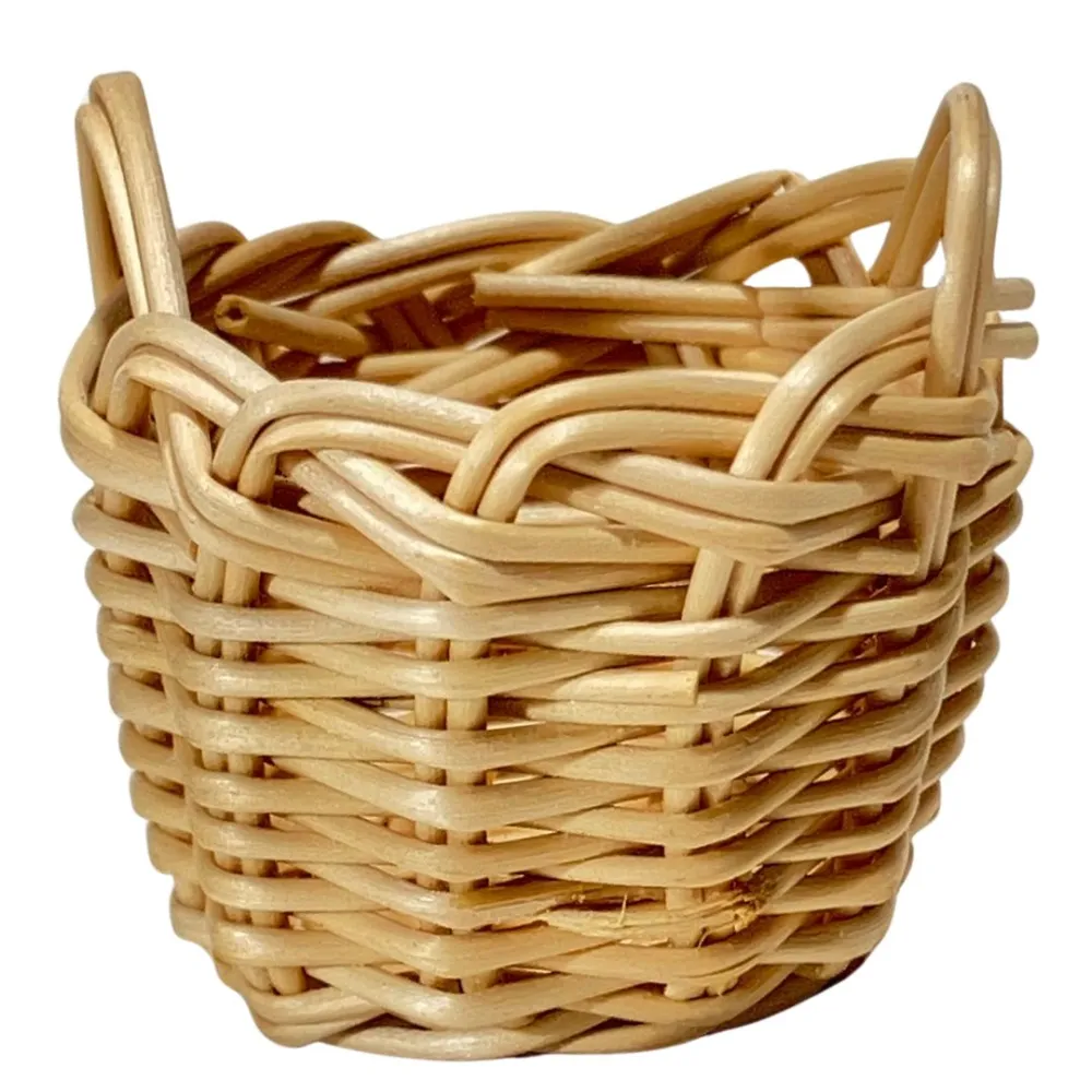 Double-Handled Wicker Basket for 15 cm Nativity Figures
