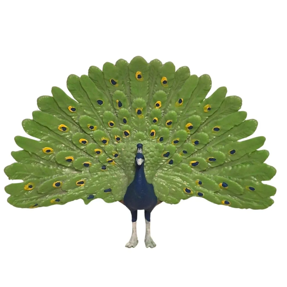 3D-Printed Peacock with Open Tail for 10–15 cm Nativity Figures
