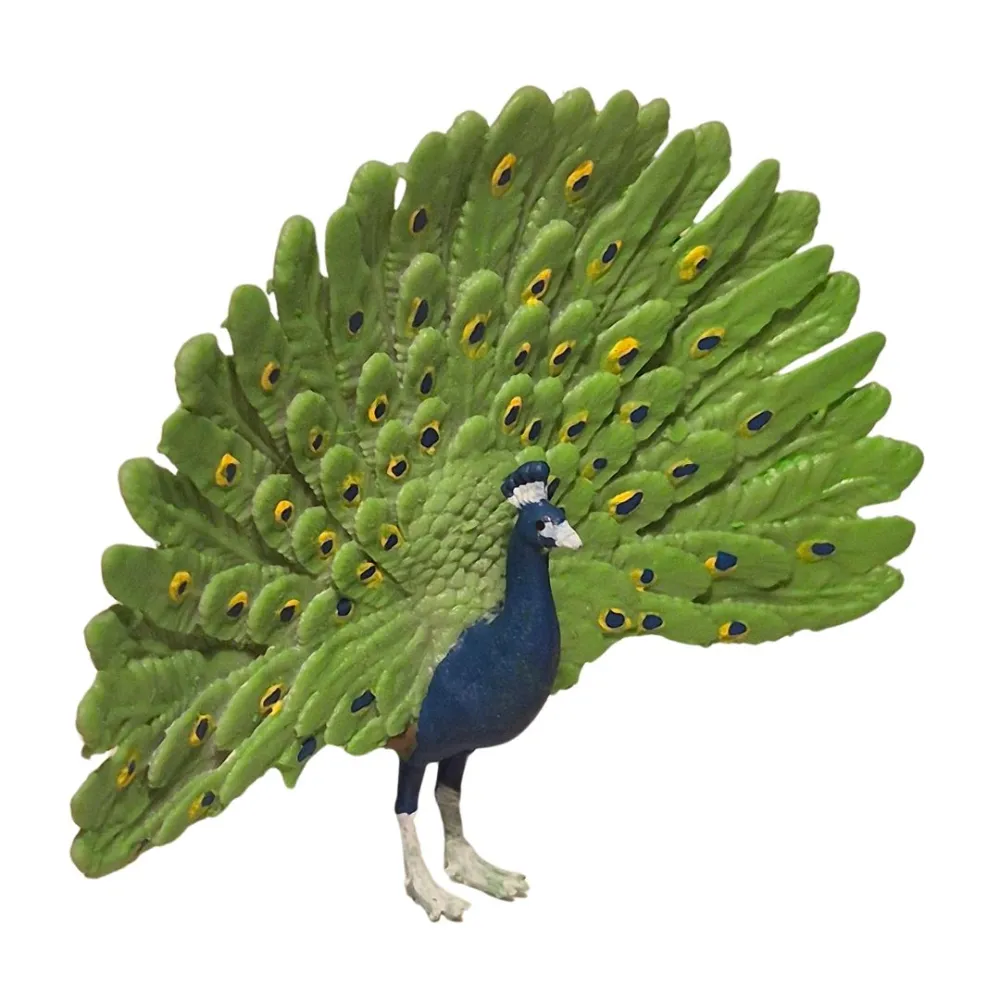 3D-Printed Peacock with Open Tail for 10–15 cm Nativity Figures