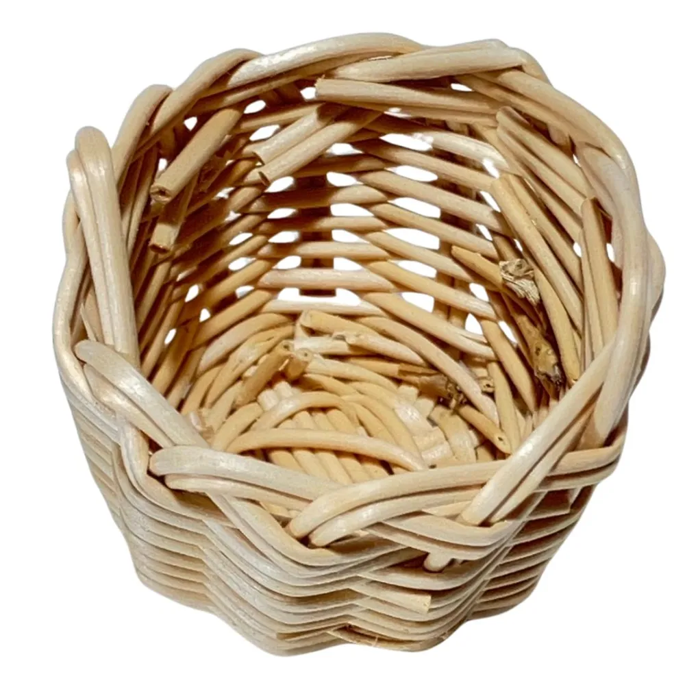 Double-Handled Wicker Basket for 15 cm Nativity Figures