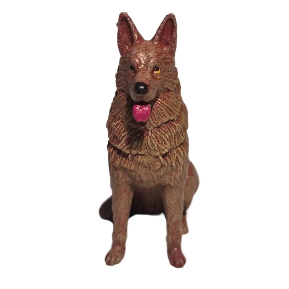 3D-Printed Seated German Shepherd for 10–15 cm Nativity Figures