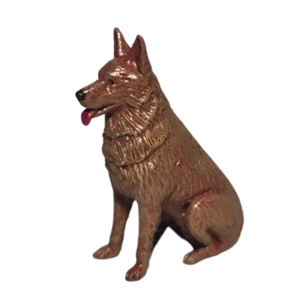 3D-Printed Seated German Shepherd for 10–15 cm Nativity Figures