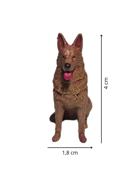 3D-Printed Seated German Shepherd for 10–15 cm Nativity Figures