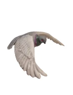 Piccione in volo per statue da 10-15 cm