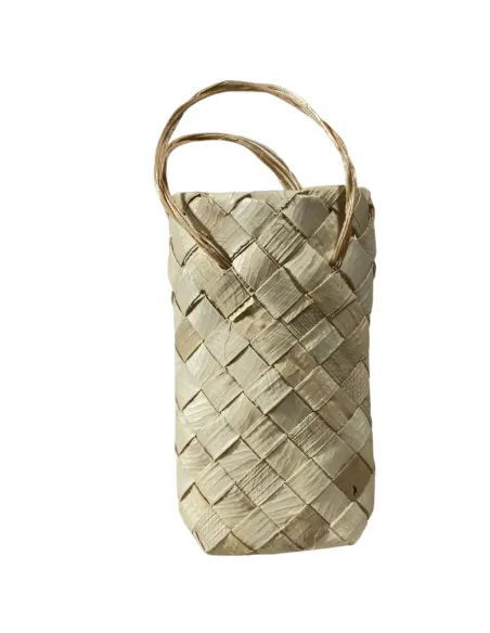 Borsa in vimini con doppio manico per statue da 20 cm