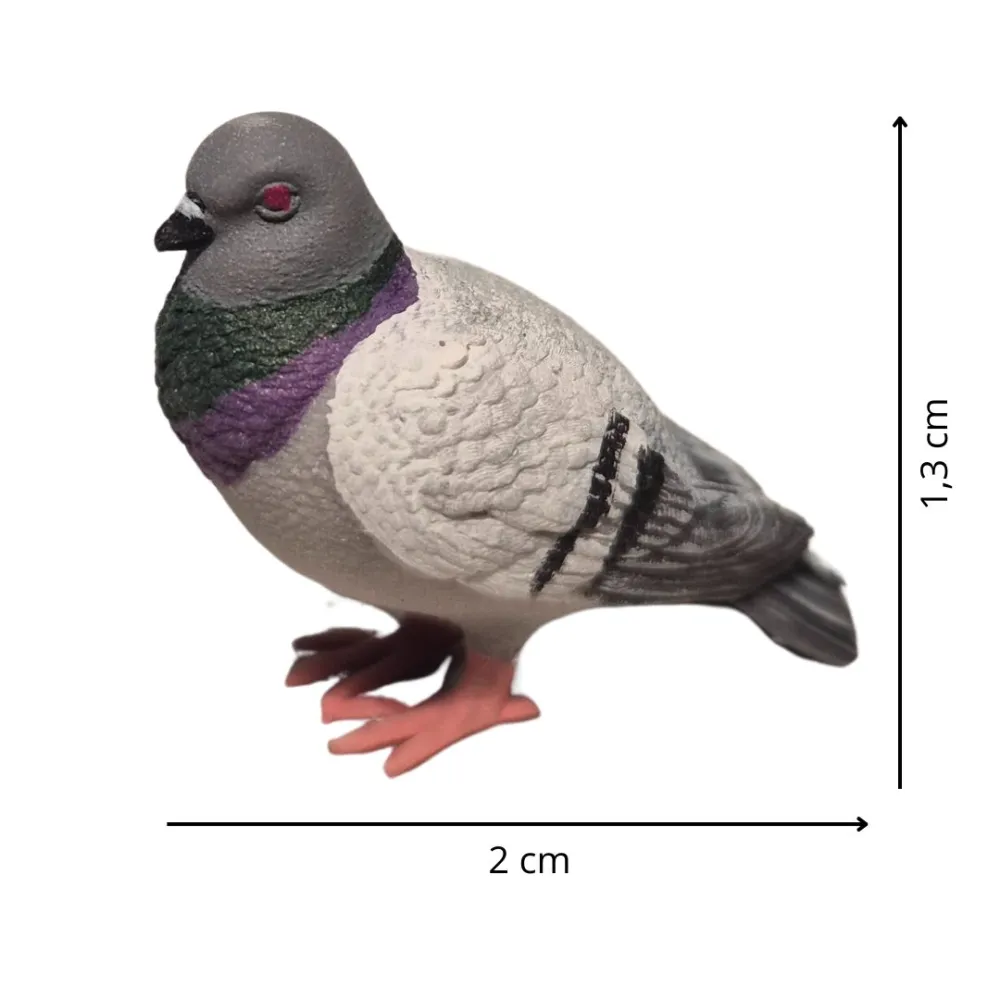 3D-Printed Standing Pigeon for 10–15 cm Nativity Figures
