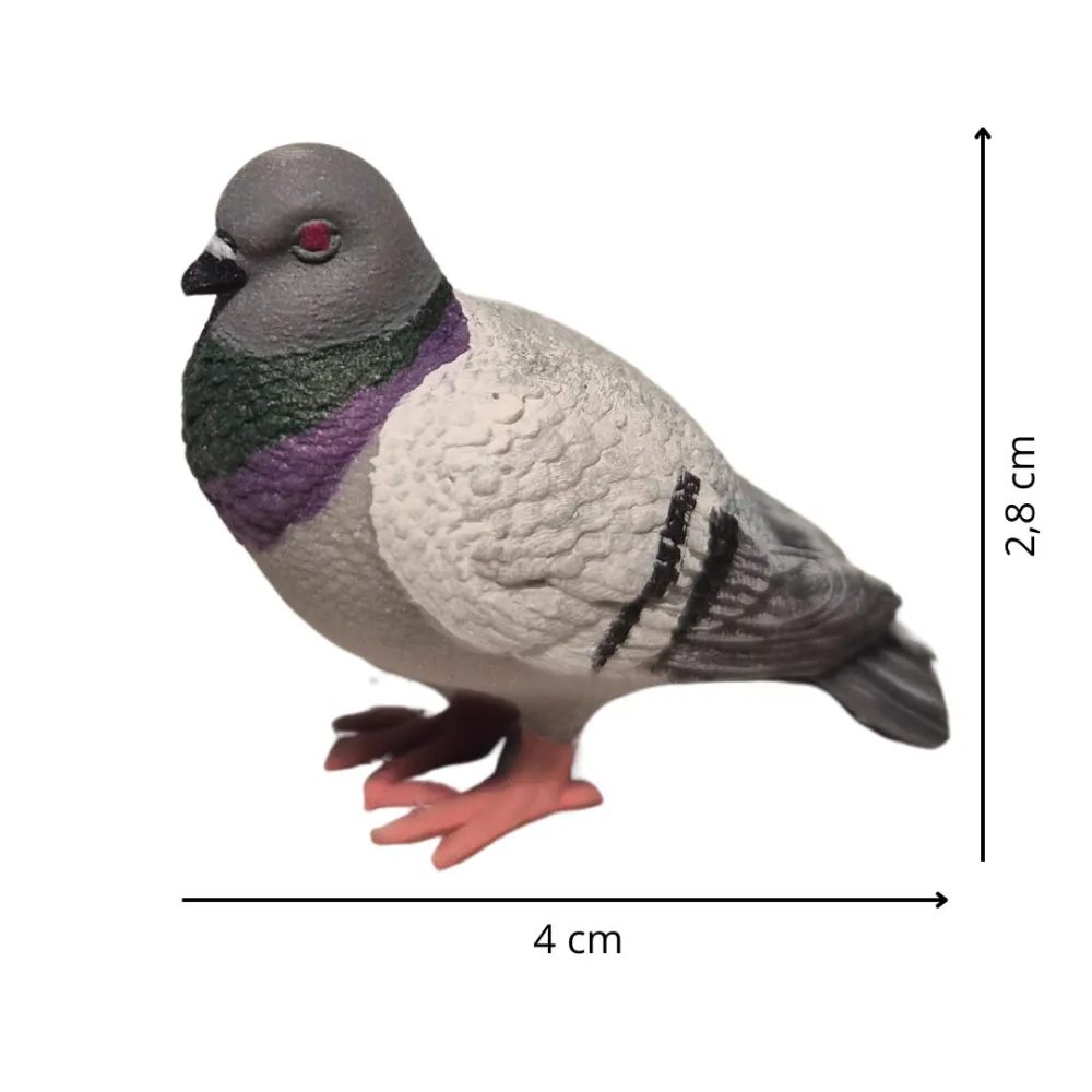 3D-Printed Standing Pigeon for 20–25 cm Nativity Figures