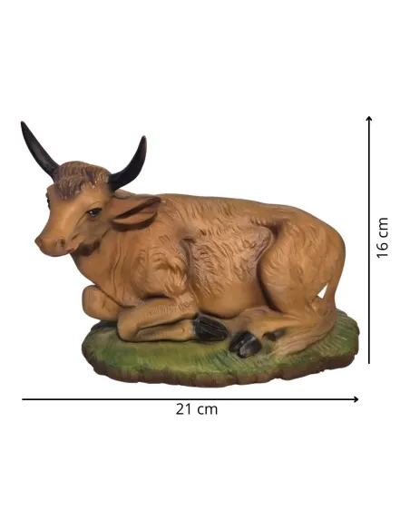 Bue in resina serie 28 cm