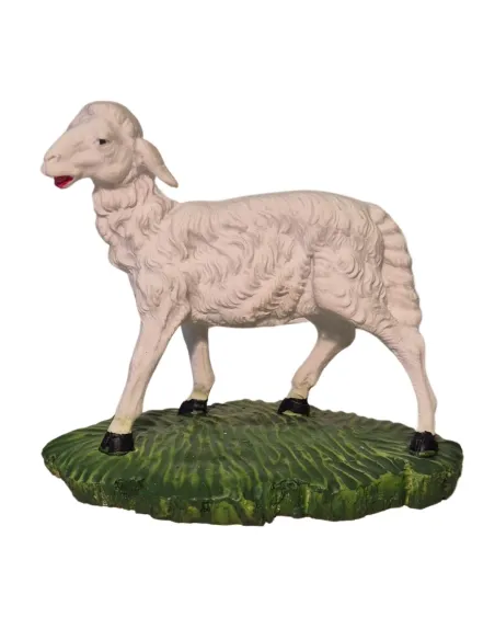 Pecora in piedi in resina serie 28-30 cm