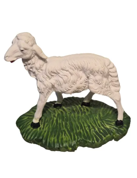 Pecora in piedi in resina serie 28-30 cm
