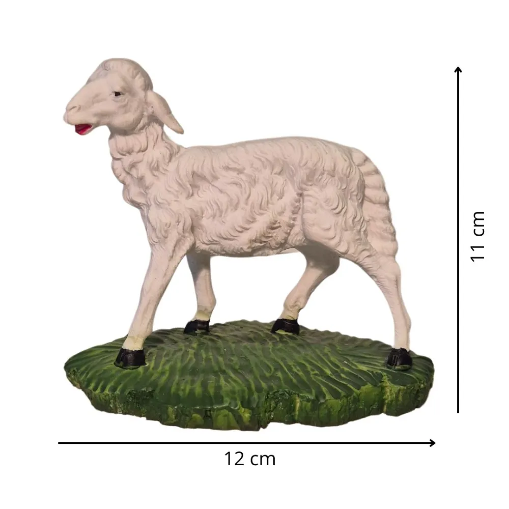 Standing Resin Sheep for 28 cm Nativity Figures