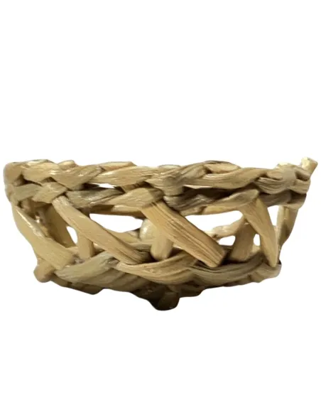 Cesto basso in vimini per statue da 12-15 cm