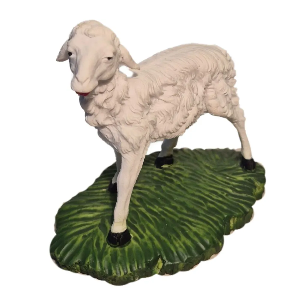 Standing Resin Sheep for 28 cm Nativity Figures