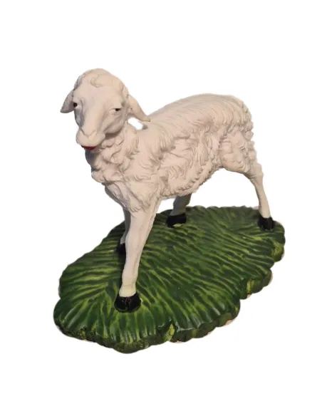 Pecora in piedi in resina serie 28-30 cm