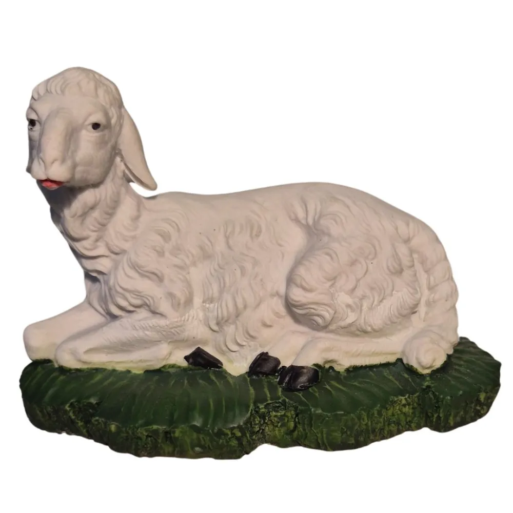 Seated Resin Sheep for 28-30 cm Nativity Figures