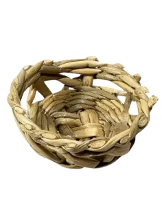 Low Wicker Basket for 12–15 cm Nativity Figures