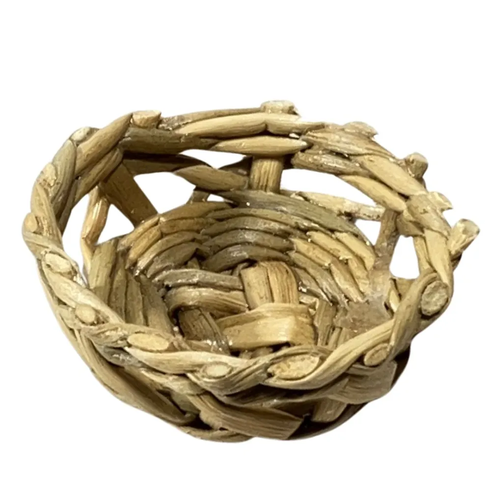 Low Wicker Basket for 12–15 cm Nativity Figures