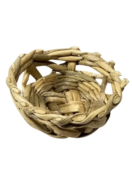 Cesto basso in vimini per statue da 12-15 cm