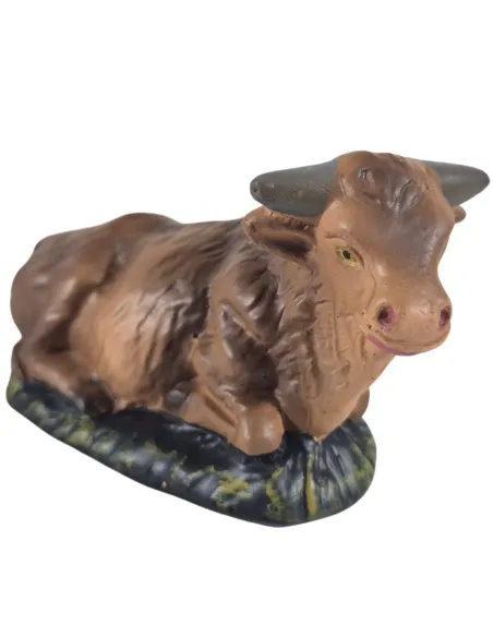 Bue in gesso serie 10 cm