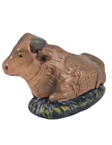 Bue in gesso serie 10 cm