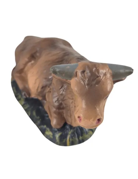 Bue in gesso serie 10 cm