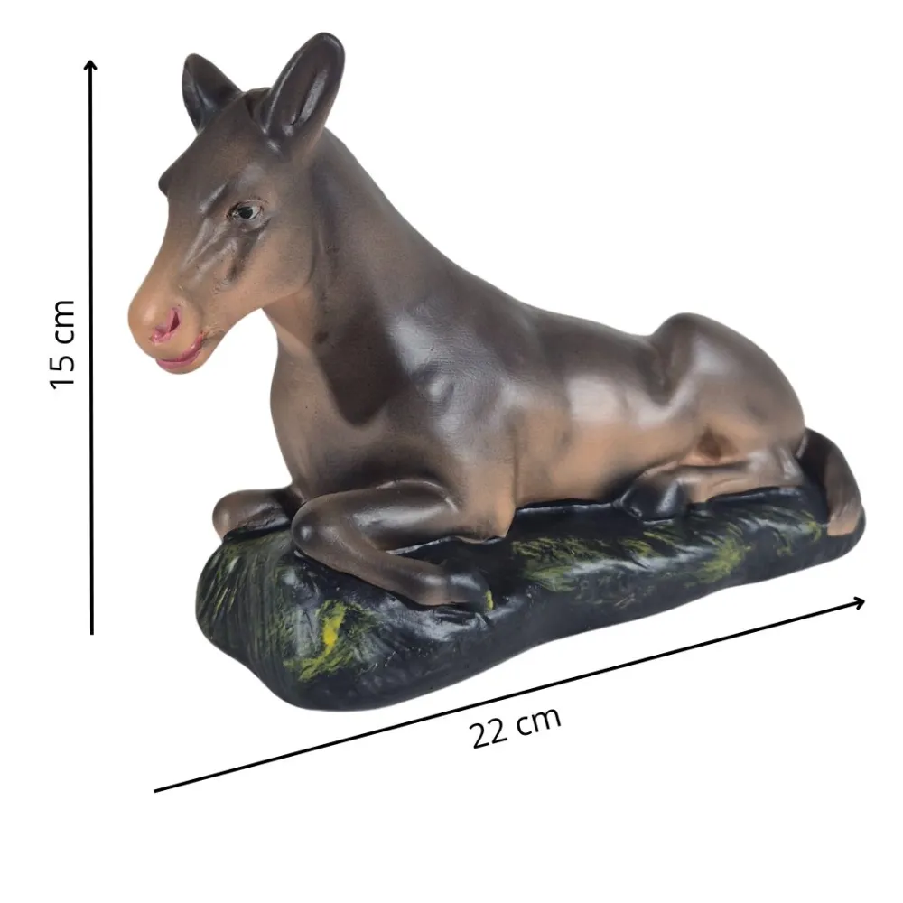 Plaster Donkey for 20 cm Nativity Figures
