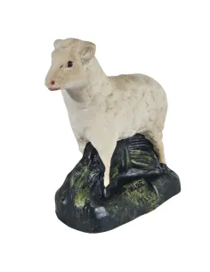 Set of Four Plaster Sheep for 20 cm Nativity Figures 2