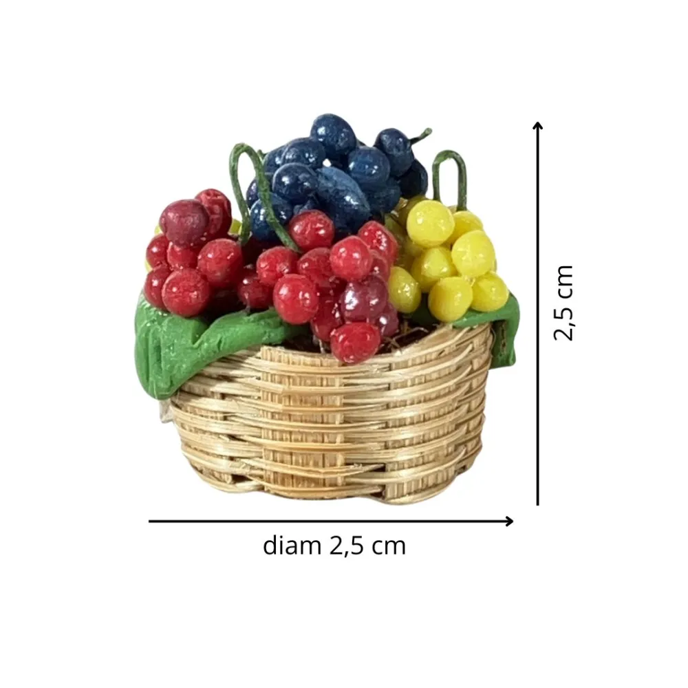 Basket with Grapes for 12–15 cm Nativity Figures