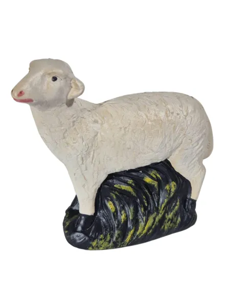 Set of Three Plaster Sheep for 30 cm Nativity Figures