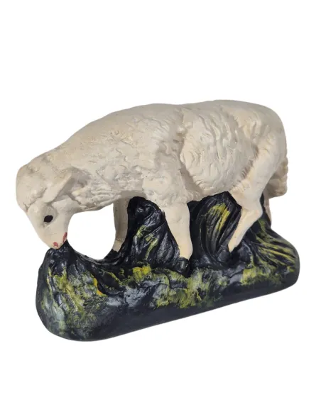 Set of Three Plaster Sheep for 30 cm Nativity Figures