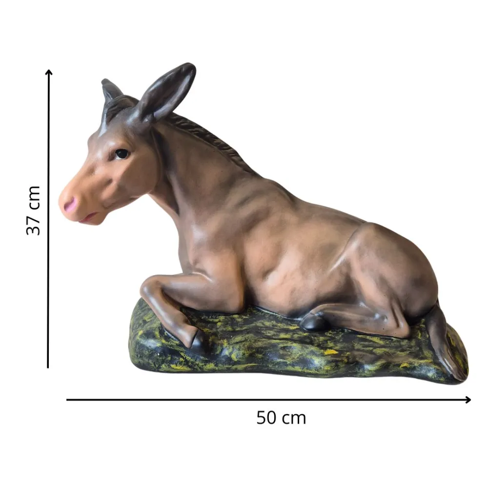Plaster Donkey for 60 cm Nativity Figures