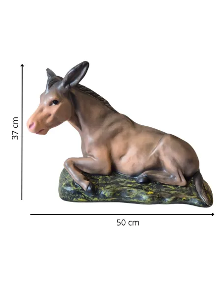 Asino in gesso serie 60 cm