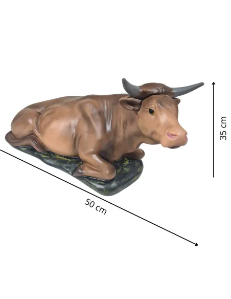 Bue in gesso serie 60 cm