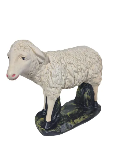 Set of Three Plaster Sheep for 60 cm Nativity Figures